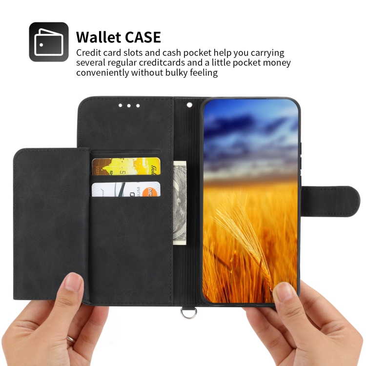For Samsung Galaxy S23+ Skin-feel Flowers Embossed Wallet Leather Phone Case(Black) For Samsung Galaxy S23+ Skin-feel Flowers Embossed Wallet Leather Phone Case(Black)