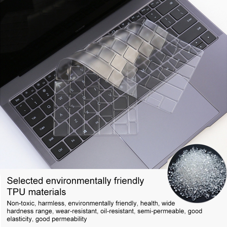 For Huawei MateBook D 14 inch Transparent and Dustproof TPU Laptop Keyboard Protective Film For Huawei MateBook D 14 inch Transparent and Dustproof TPU Laptop Keyboard Protective Film