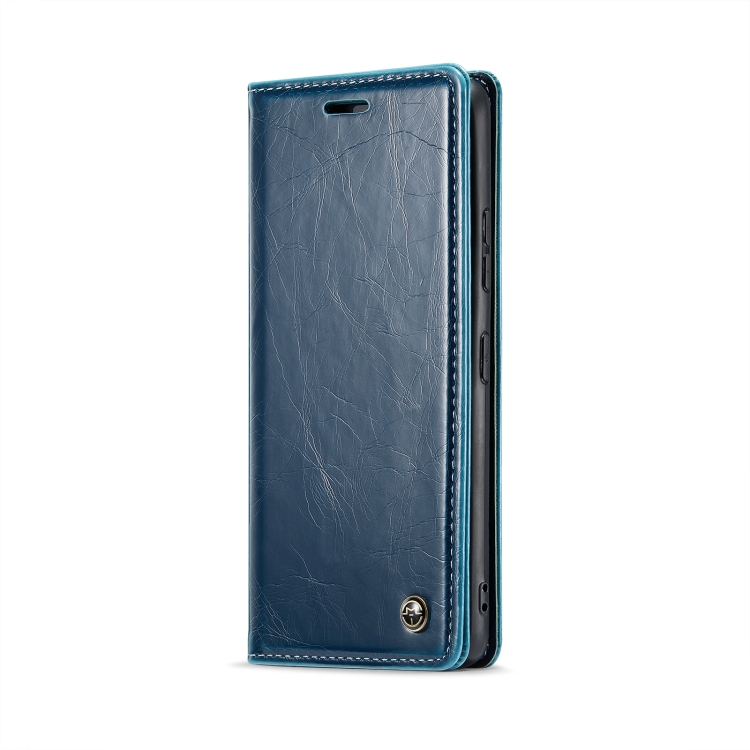 For Samsung Galaxy S22+ 5G CaseMe 003 Crazy Horse Texture Leather Phone Case(Blue) For Samsung Galaxy S22+ 5G CaseMe 003 Crazy Horse Texture Leather Phone Case(Blue)