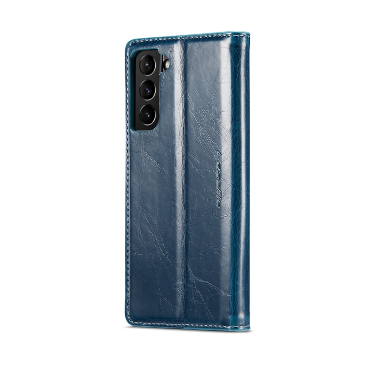 For Samsung Galaxy S22+ 5G CaseMe 003 Crazy Horse Texture Leather Phone Case(Blue) For Samsung Galaxy S22+ 5G CaseMe 003 Crazy Horse Texture Leather Phone Case(Blue)
