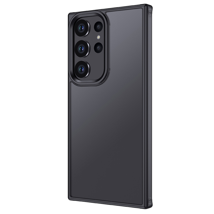 For Samsung Galaxy S23 Ultra 5G Armor Clear TPU Hard PC Phone Case(Matte Black) For Samsung Galaxy S23 Ultra 5G Armor Clear TPU Hard PC Phone Case(Matte Black)