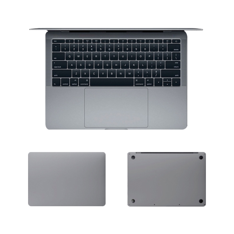 For MacBook Pro 16 inch A2141 (with Touch Bar) 4 in 1 Upper Cover Film + Bottom Cover Film + Full-support Film + Touchpad Film Laptop Body Protective Film Sticker(Space Gray) For MacBook Pro 16 inch A2141 (with Touch Bar) 4 in 1 Upper Cover Film + Bottom Cover Film + Full-support Film + Touchpad Film Laptop Body Protective Film Sticker(Space Gray)
