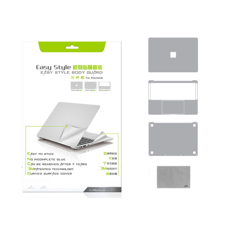 For MacBook Pro 16 inch A2141 (with Touch Bar) 4 in 1 Upper Cover Film + Bottom Cover Film + Full-support Film + Touchpad Film Laptop Body Protective Film Sticker(Space Gray) For MacBook Pro 16 inch A2141 (with Touch Bar) 4 in 1 Upper Cover Film + Bottom Cover Film + Full-support Film + Touchpad Film Laptop Body Protective Film Sticker(Space Gray)
