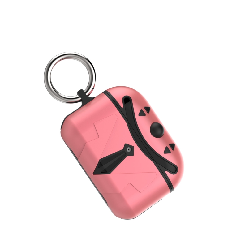 For AirPods Pro Anti-fall Joker Shape Protective Case with Carabiner(Red Black) For AirPods Pro Anti-fall Joker Shape Protective Case with Carabiner(Red Black)