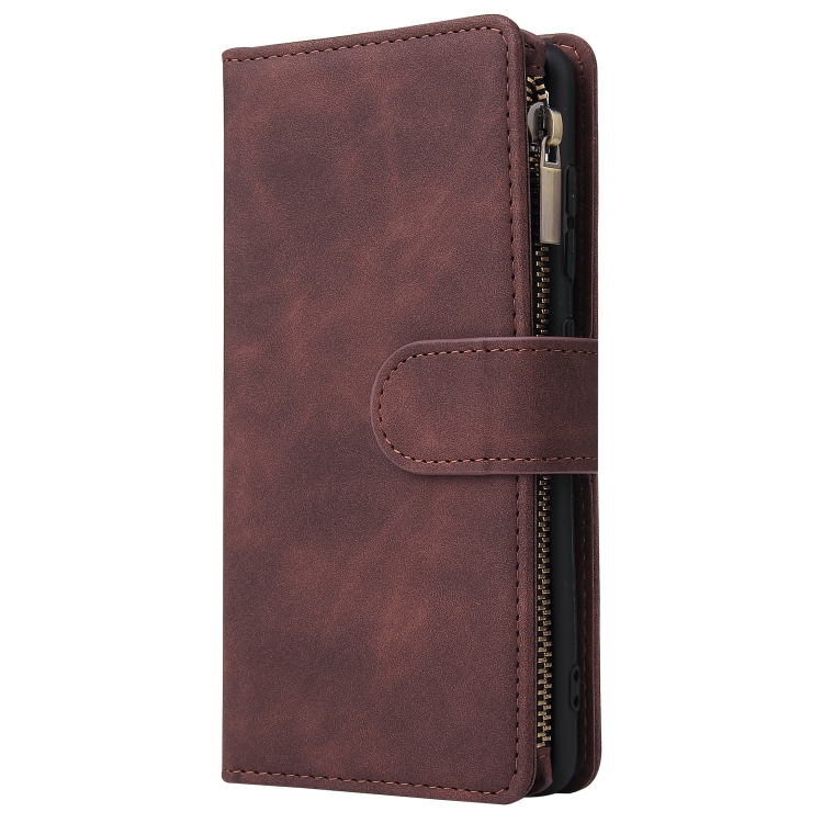 For Galaxy A41 Multifunctional Horizontal Flip Leather Case, with Card Slot & Holder & Zipper Wallet & Photo Frame(Coffee) For Galaxy A41 Multifunctional Horizontal Flip Leather Case, with Card Slot & Holder & Zipper Wallet & Photo Frame(Coffee)