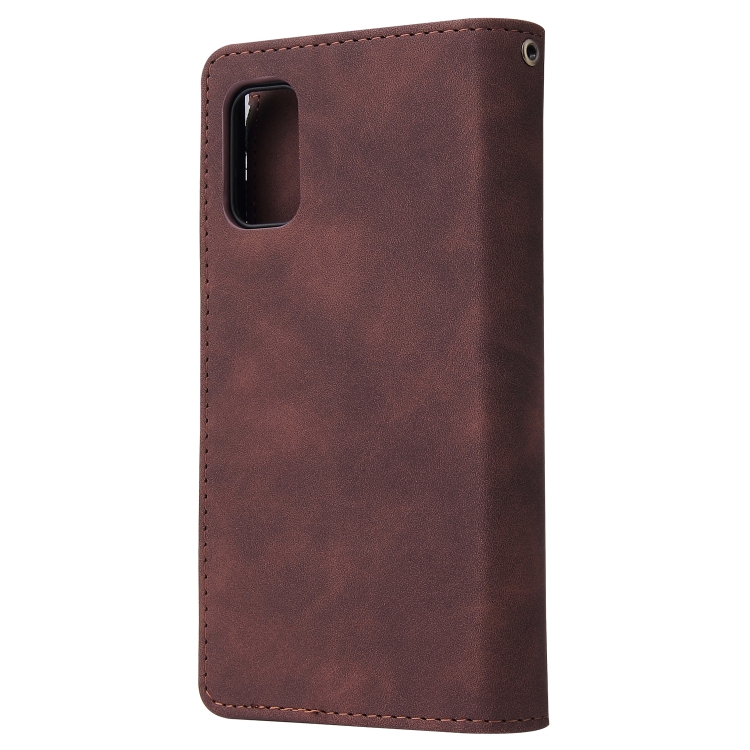 For Galaxy A41 Multifunctional Horizontal Flip Leather Case, with Card Slot & Holder & Zipper Wallet & Photo Frame(Coffee) For Galaxy A41 Multifunctional Horizontal Flip Leather Case, with Card Slot & Holder & Zipper Wallet & Photo Frame(Coffee)