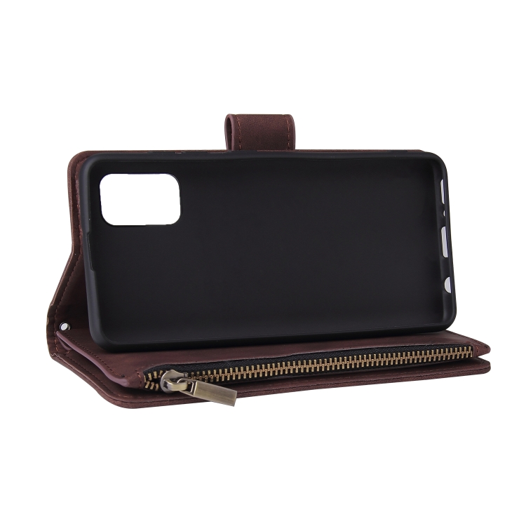 For Galaxy A41 Multifunctional Horizontal Flip Leather Case, with Card Slot & Holder & Zipper Wallet & Photo Frame(Coffee) For Galaxy A41 Multifunctional Horizontal Flip Leather Case, with Card Slot & Holder & Zipper Wallet & Photo Frame(Coffee)