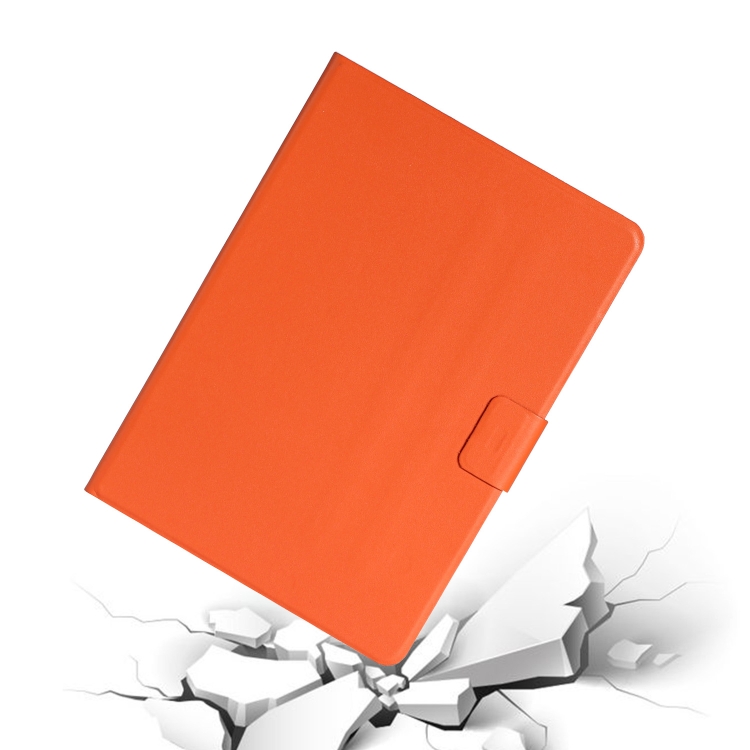 For iPad 10th Gen 10.9 2022 Pure Color Smart Leather Tablet Case(Orange) For iPad 10th Gen 10.9 2022 Pure Color Smart Leather Tablet Case(Orange)