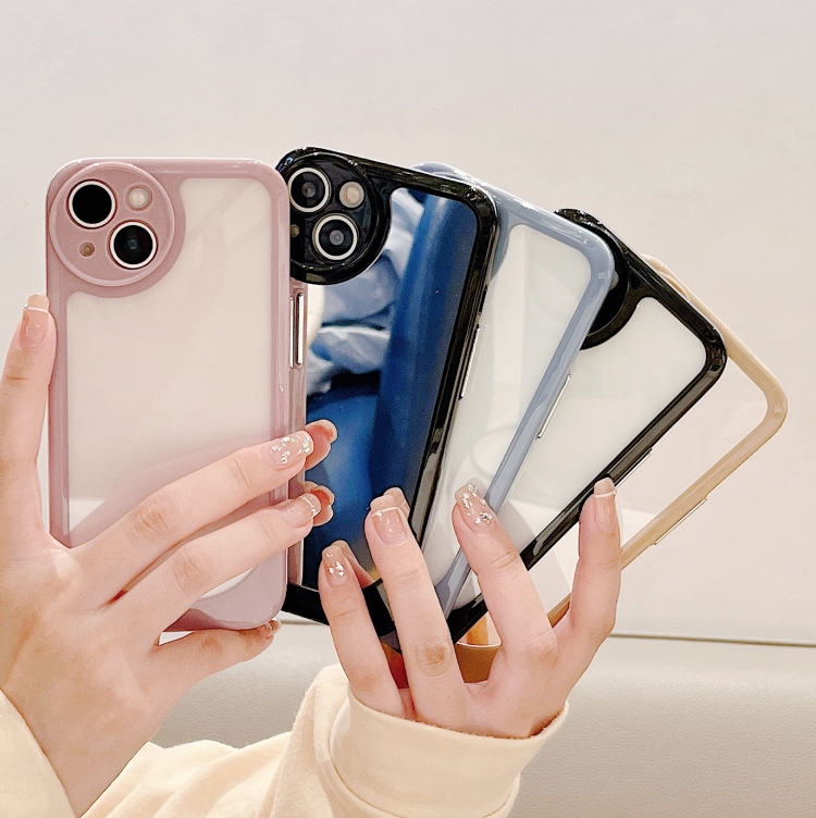 For iPhone 11 Clear Acrylic Soft TPU Phone Case(Khaki) For iPhone 11 Clear Acrylic Soft TPU Phone Case(Khaki)