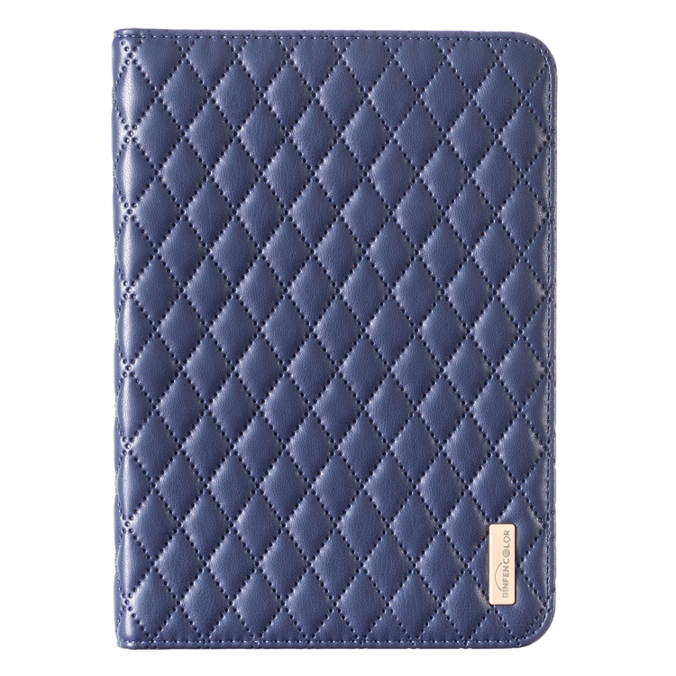 For iPad mini 6 / mini 2024 Elegant Rhombic Texture Horizontal Flip Leather Tablet Case(Blue) For iPad mini 6 / mini 2024 Elegant Rhombic Texture Horizontal Flip Leather Tablet Case(Blue)