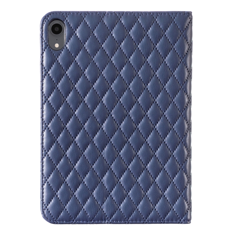 For iPad mini 6 / mini 2024 Elegant Rhombic Texture Horizontal Flip Leather Tablet Case(Blue) For iPad mini 6 / mini 2024 Elegant Rhombic Texture Horizontal Flip Leather Tablet Case(Blue)