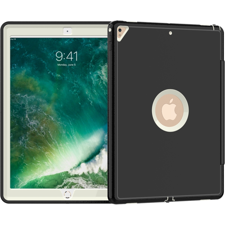 For iPad Pro 12.9 TPU + PC + PU Leather Case with Three-folding Holder & Sleep / Wake-up Function(Light Grey) For iPad Pro 12.9 TPU + PC + PU Leather Case with Three-folding Holder & Sleep / Wake-up Function(Light Grey)