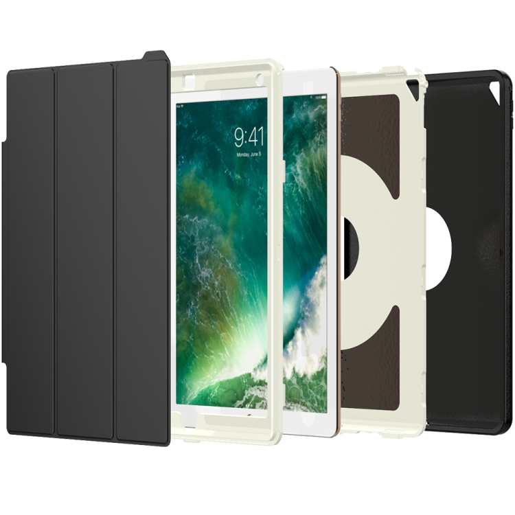 For iPad Pro 12.9 TPU + PC + PU Leather Case with Three-folding Holder & Sleep / Wake-up Function(Light Grey) For iPad Pro 12.9 TPU + PC + PU Leather Case with Three-folding Holder & Sleep / Wake-up Function(Light Grey)