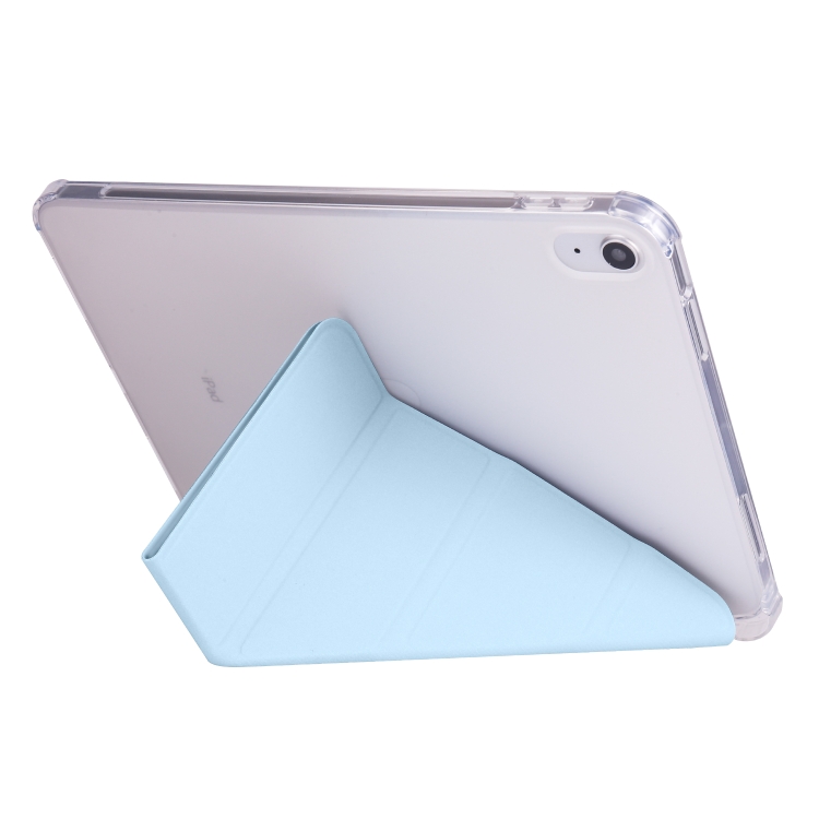 For iPad 10th Gen 10.9 2022 Four-corner Airbag Deformation Tablet Leather Case (Ice Blue) For iPad 10th Gen 10.9 2022 Four-corner Airbag Deformation Tablet Leather Case (Ice Blue)