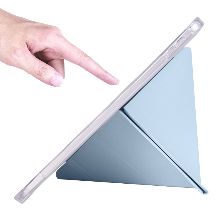 For iPad 10th Gen 10.9 2022 Four-corner Airbag Deformation Tablet Leather Case (Ice Blue) For iPad 10th Gen 10.9 2022 Four-corner Airbag Deformation Tablet Leather Case (Ice Blue)