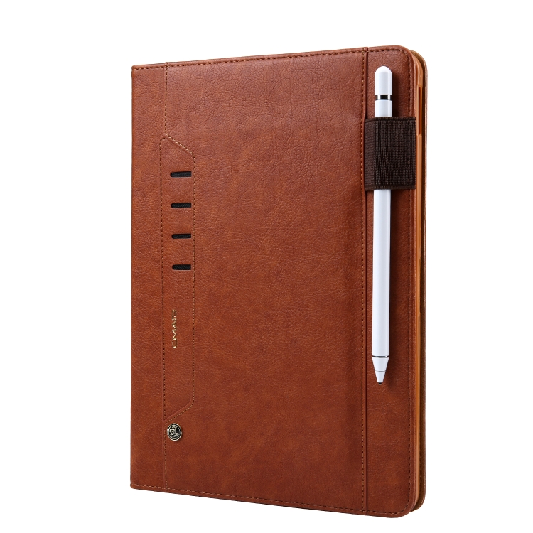 For iPad Pro 11 (2020) CMai2 Tmall Kaka Litchi Texture Horizontal Flip Leather Tablet Case with Holder & Card Slot & Photo Frame & Pen Slot(Brown) For iPad Pro 11 (2020) CMai2 Tmall Kaka Litchi Texture Horizontal Flip Leather Tablet Case with Holder & Card Slot & Photo Frame & Pen Slot(Brown)