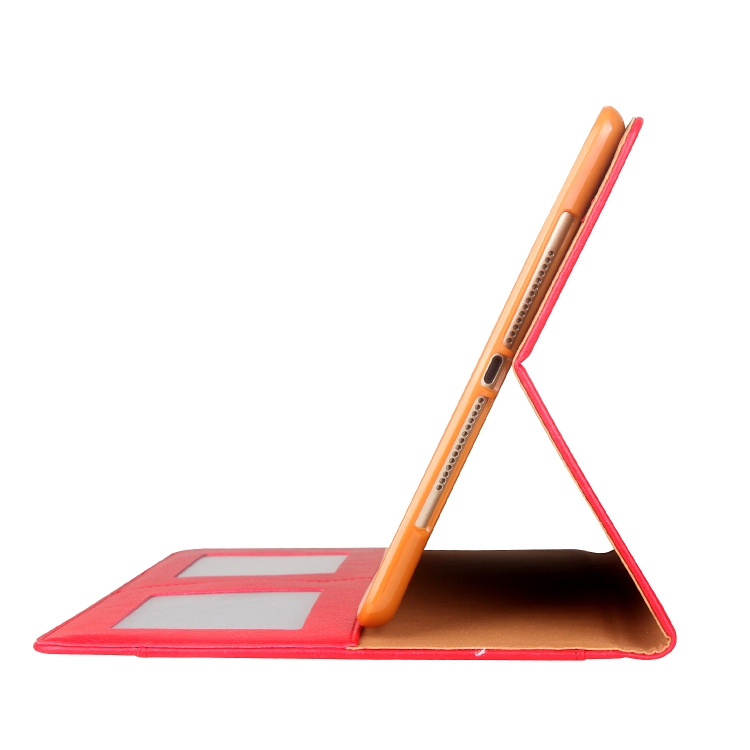 For iPad Air & Air 2 CMai2 Tmall Kaka Litchi Texture Horizontal Flip Leather Case with Holder & Card Slot & Photo Frame & Pen Slot(Red) For iPad Air & Air 2 CMai2 Tmall Kaka Litchi Texture Horizontal Flip Leather Case with Holder & Card Slot & Photo Frame & Pen Slot(Red)