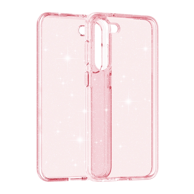 For Samsung Galaxy S23+ 5G Shockproof Terminator Style Glitter Powder Phone Case(Shiny Pink) For Samsung Galaxy S23+ 5G Shockproof Terminator Style Glitter Powder Phone Case(Shiny Pink)