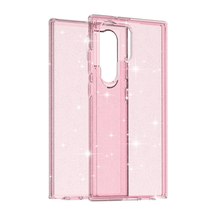 For Samsung Galaxy S23 Ultra 5G Shockproof Terminator Style Glitter Powder Phone Case(Shiny Pink) For Samsung Galaxy S23 Ultra 5G Shockproof Terminator Style Glitter Powder Phone Case(Shiny Pink)