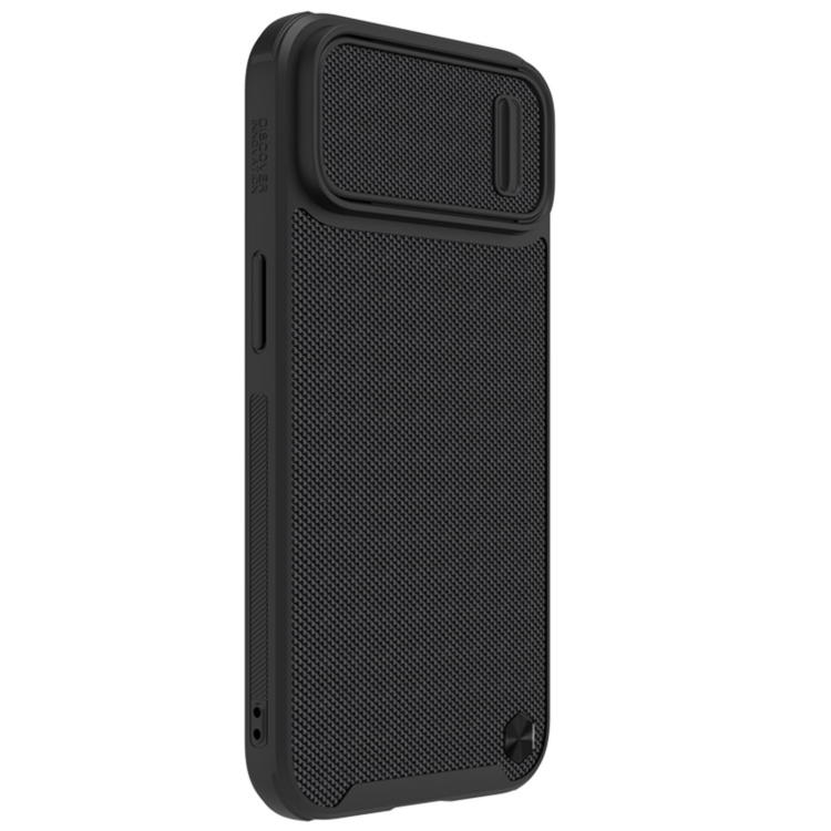 For iPhone 14 Plus NILLKIN Texture MagSafe Camshield PC + TPU Phone Case(Black) For iPhone 14 Plus NILLKIN Texture MagSafe Camshield PC + TPU Phone Case(Black)
