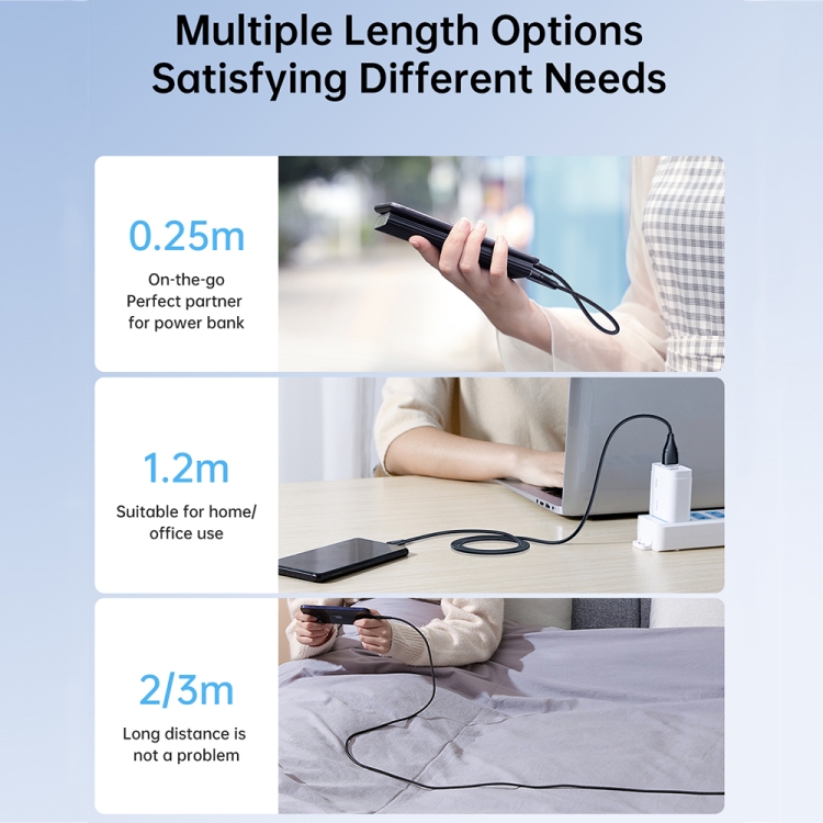 JOYROOM 2.4A USB to 8 Pin Surpass Series Fast Charging Data Cable, Length:0.25m(Black) JOYROOM 2.4A USB to 8 Pin Surpass Series Fast Charging Data Cable, Length:0.25m(Black)