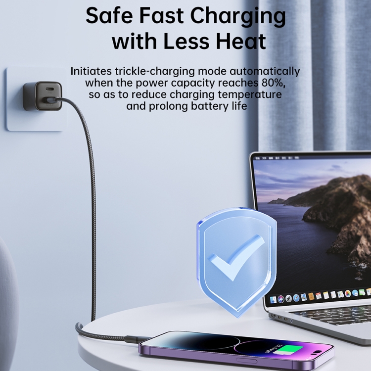 JOYROOM 2.4A USB to 8 Pin Surpass Series Fast Charging Data Cable, Length:2m(Black) JOYROOM 2.4A USB to 8 Pin Surpass Series Fast Charging Data Cable, Length:2m(Black)