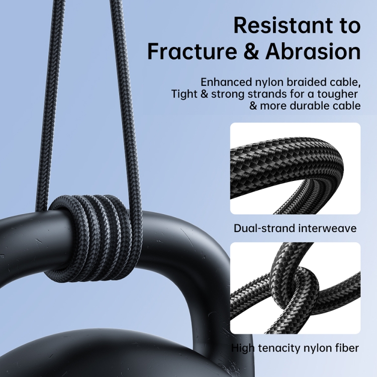JOYROOM 2.4A USB to 8 Pin Surpass Series Fast Charging Data Cable, Length:2m(Black) JOYROOM 2.4A USB to 8 Pin Surpass Series Fast Charging Data Cable, Length:2m(Black)