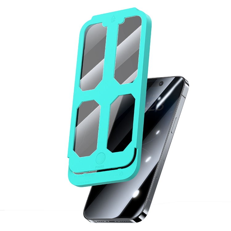 For iPhone 14 Pro Max USAMS US-BH836 Anti-peeping Full Screen Tempered Glass with Installation Tool For iPhone 14 Pro Max USAMS US-BH836 Anti-peeping Full Screen Tempered Glass with Installation Tool