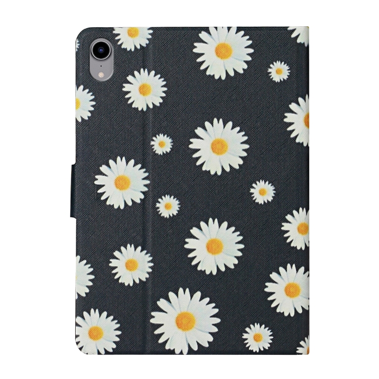 For iPad 10th Gen 10.9 2022 Flower Pattern Flip Leather Smart Tablet Case(Small Daisies)