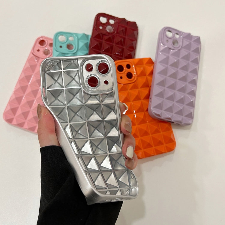 For iPhone 14 Riveted Smooth TPU Phone Case(Mint Blue) For iPhone 14 Riveted Smooth TPU Phone Case(Mint Blue)