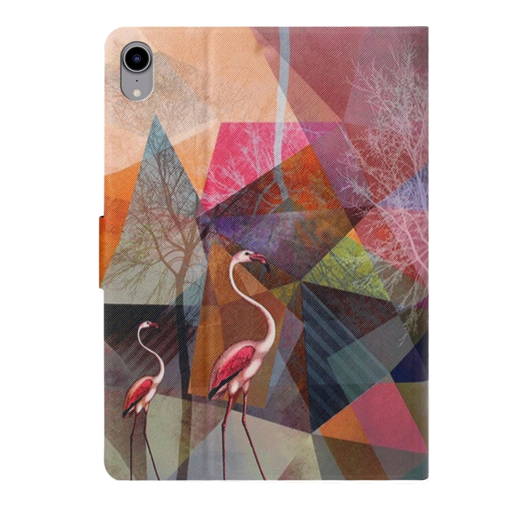 For iPad 10th Gen 10.9 2022 Colored Drawing Pattern Flip Leather Smart Tablet Case(Flamingo) For iPad 10th Gen 10.9 2022 Colored Drawing Pattern Flip Leather Smart Tablet Case(Flamingo)