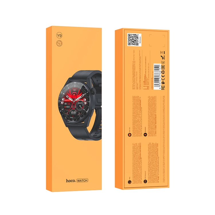 Buy Hoco Y12 Ultra BT 5.0, Support Calls Smartwatch (Black) Online At Best  Price @ Tata CLiQ