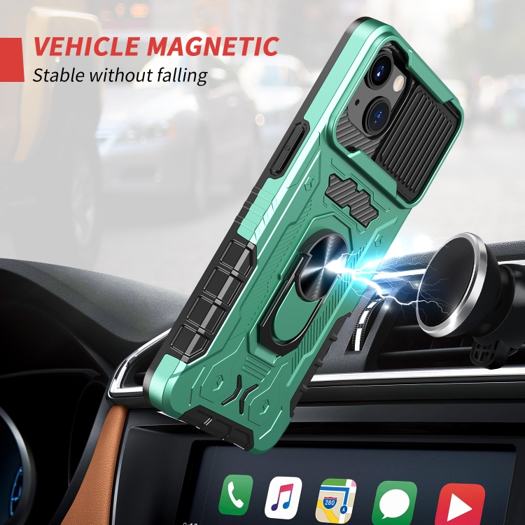 For iPhone 14 Plus All-inclusive PC TPU Glass Film Integral Phone Case(Green) For iPhone 14 Plus All-inclusive PC TPU Glass Film Integral Phone Case(Green)