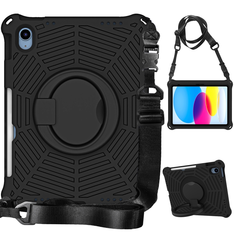 For iPad 10th Gen 10.9 2022 Spider King Silicone Protective Tablet Case(Black) For iPad 10th Gen 10.9 2022 Spider King Silicone Protective Tablet Case(Black)
