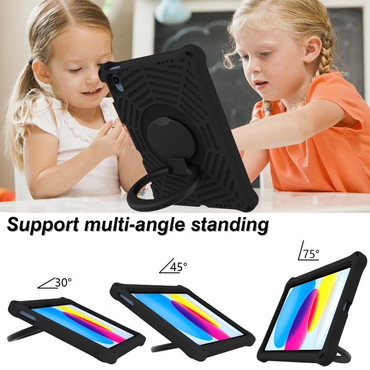 For iPad 10th Gen 10.9 2022 Spider King Silicone Protective Tablet Case(Black) For iPad 10th Gen 10.9 2022 Spider King Silicone Protective Tablet Case(Black)