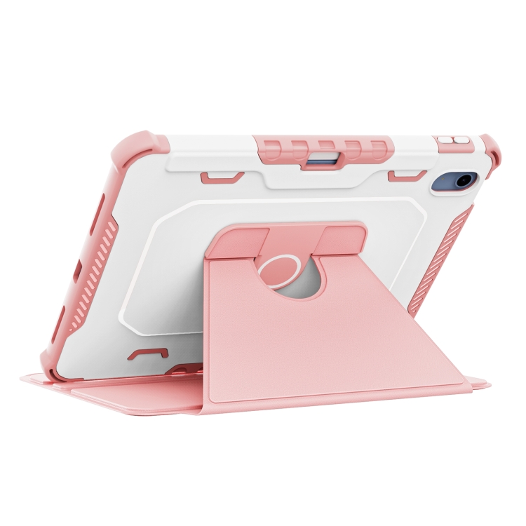360 Degree Rotating Armored Smart Tablet Leather Case For iPad 10th Gen 10.9 2022(Pink) 360 Degree Rotating Armored Smart Tablet Leather Case For iPad 10th Gen 10.9 2022(Pink)