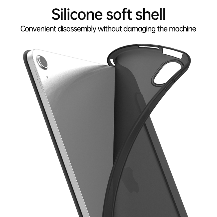 For iPad 10th Gen 10.9 2022 3-fold TPU Leather Smart Tablet Case(Black) For iPad 10th Gen 10.9 2022 3-fold TPU Leather Smart Tablet Case(Black)