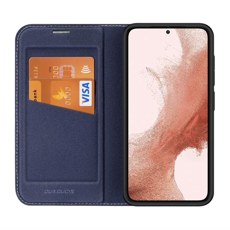 For Samsung Galaxy S23+ 5G DUX DUCIS Skin X2 Series Horizontal Flip Leather Phone Case(Blue) For Samsung Galaxy S23+ 5G DUX DUCIS Skin X2 Series Horizontal Flip Leather Phone Case(Blue)