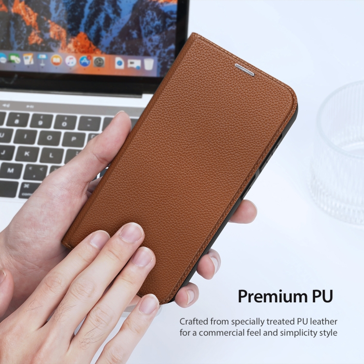 For Samsung Galaxy S23 5G DUX DUCIS Skin X2 Series Horizontal Flip Leather Phone Case(Brown) For Samsung Galaxy S23 5G DUX DUCIS Skin X2 Series Horizontal Flip Leather Phone Case(Brown)