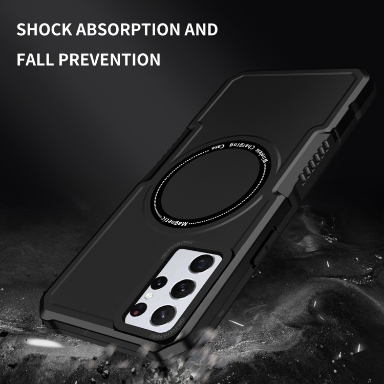 For Samsung Galaxy S23+ 5G MagSafe Shockproof Armor Phone Case(Black) For Samsung Galaxy S23+ 5G MagSafe Shockproof Armor Phone Case(Black)