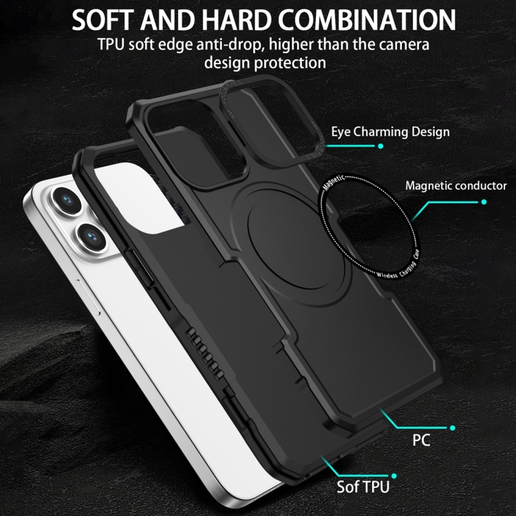 For Samsung Galaxy S23+ 5G MagSafe Shockproof Armor Phone Case(Black) For Samsung Galaxy S23+ 5G MagSafe Shockproof Armor Phone Case(Black)