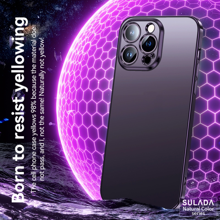 For iPhone 14 Pro SULADA Electroplating Frosted All-inclusive TPU Phone Case(Black) For iPhone 14 Pro SULADA Electroplating Frosted All-inclusive TPU Phone Case(Black)