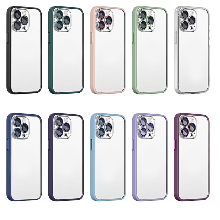 For iPhone 12 Pro Cat Eyes Metal Camera Lens Shockproof Protective Phone Case(Sierra Blue) For iPhone 12 Pro Cat Eyes Metal Camera Lens Shockproof Protective Phone Case(Sierra Blue)