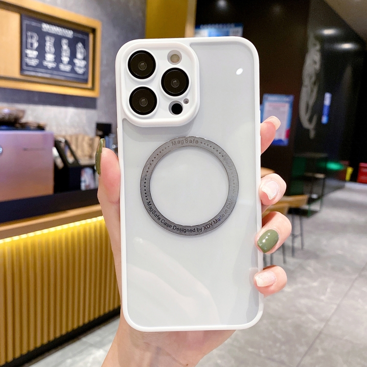 For iPhone 14 Pro Skyship TPU Soft Magsafe Phone Case(White) For iPhone 14 Pro Skyship TPU Soft Magsafe Phone Case(White)