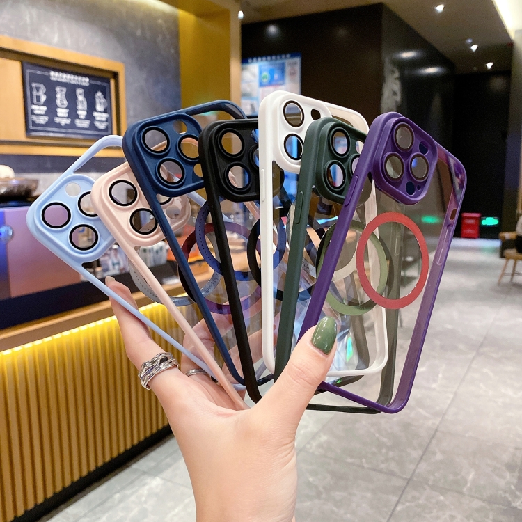 For iPhone 14 Pro Skyship TPU Soft Magsafe Phone Case(White) For iPhone 14 Pro Skyship TPU Soft Magsafe Phone Case(White)