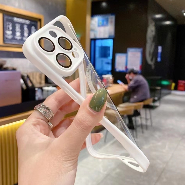 For iPhone 14 Pro Skyship TPU Soft Magsafe Phone Case(White) For iPhone 14 Pro Skyship TPU Soft Magsafe Phone Case(White)
