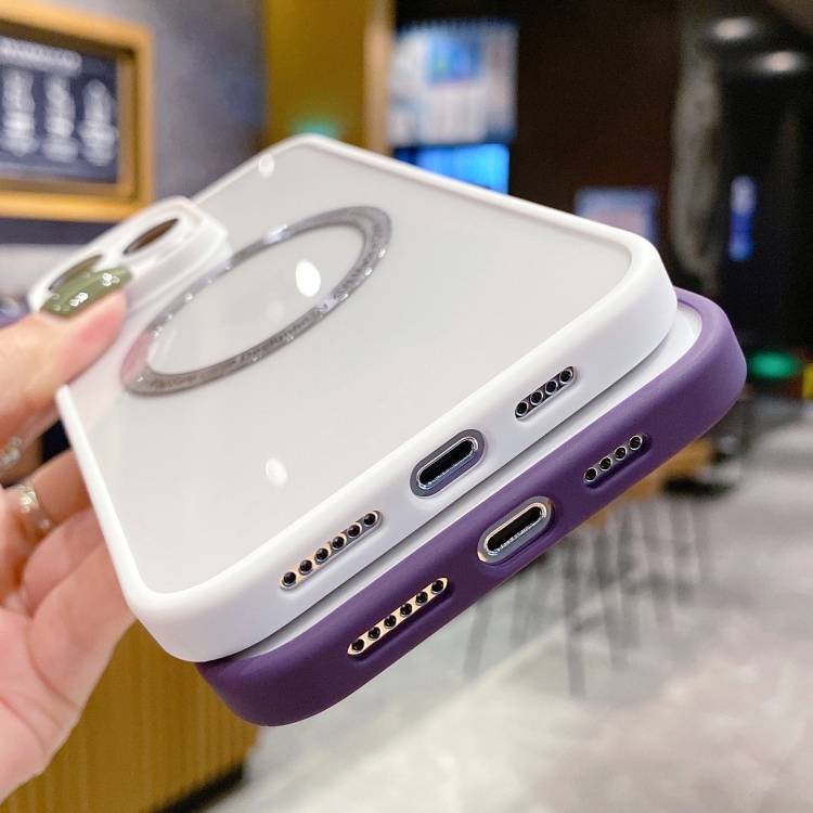 For iPhone 14 Pro Skyship TPU Soft Magsafe Phone Case(White) For iPhone 14 Pro Skyship TPU Soft Magsafe Phone Case(White)