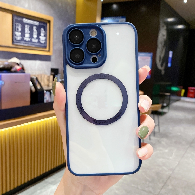 For iPhone 14 Pro Max Skyship TPU Soft Magsafe Phone Case(Navy Blue) For iPhone 14 Pro Max Skyship TPU Soft Magsafe Phone Case(Navy Blue)