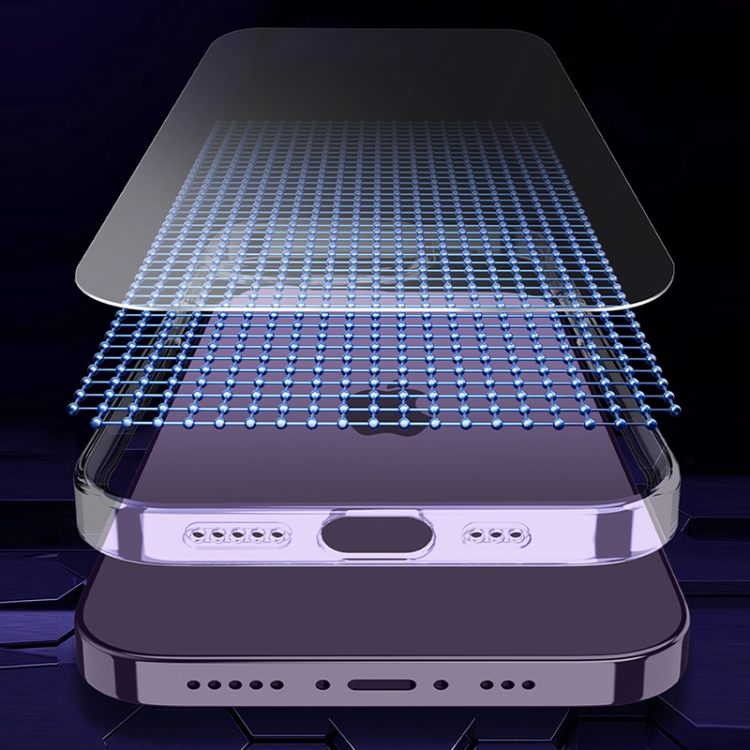 For iPhone 14 wlons Crystal Clear MagSafe Phone Case(Silver) For iPhone 14 wlons Crystal Clear MagSafe Phone Case(Silver)