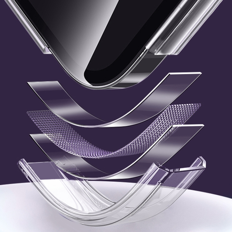 For iPhone 14 wlons Crystal Clear Phone Case(Purple) For iPhone 14 wlons Crystal Clear Phone Case(Purple)